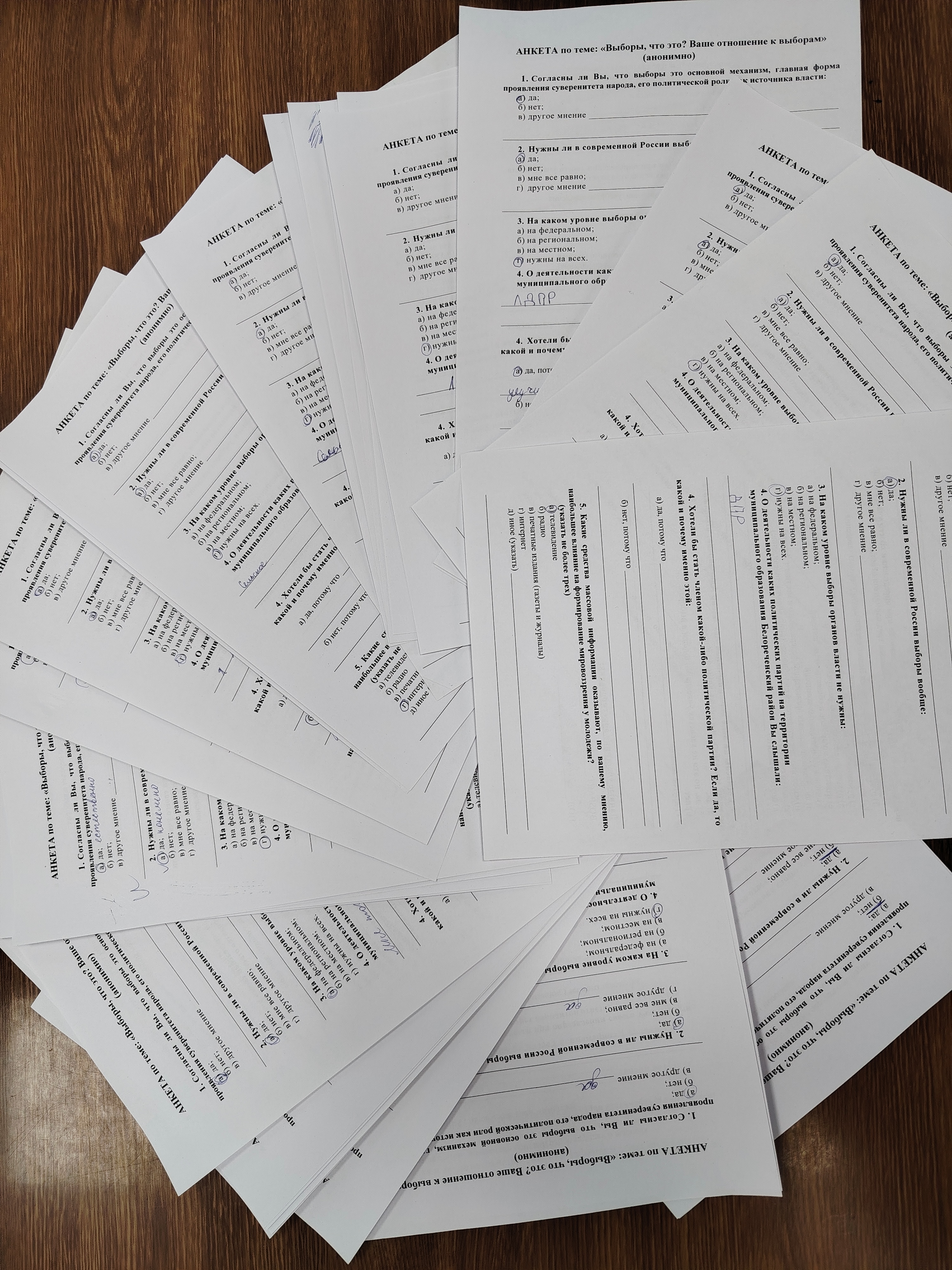 ТИК Белореченская провела анкетирование молодежи