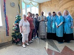 9 января 2023 г. в Центральной районной больнице г. Белореченска состоялась традиционная рождественская встреча Сестричества милосердия " Живоносный Источник" во главе с настоятелем больничного прихода "