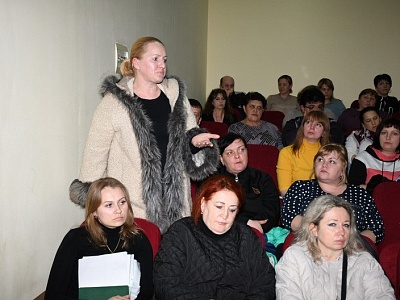 Сотрудники белореченской полиции приняли участие в районном родительском собрании антинаркотической направленности