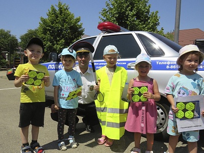 На территории Белореченского района с 27 по 30 июля 2023 года стартовал Марафон детской дорожной безопасности